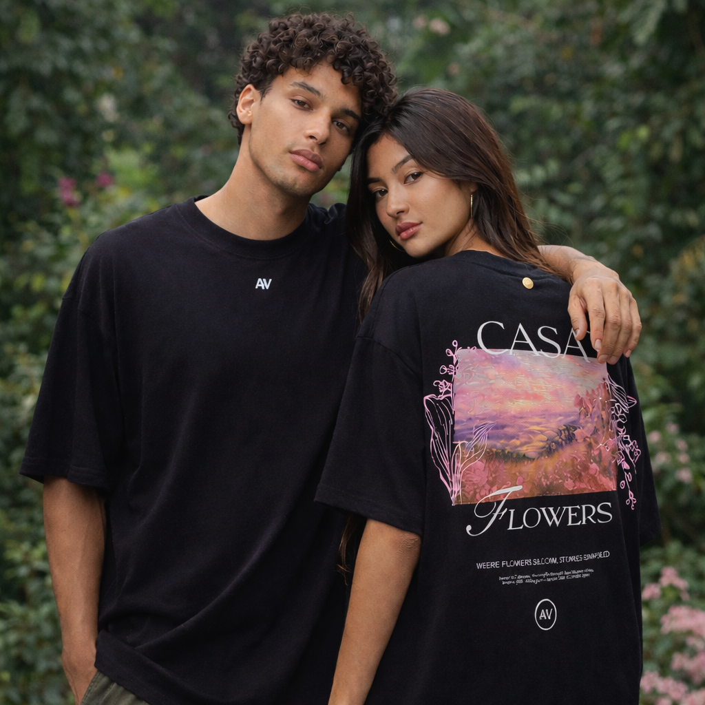 Casa Flowers Tee – Awen Lifestyle