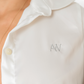 White shirt with a monogram 